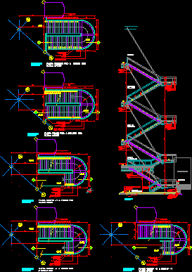 Escalera metalica - u