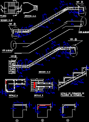 Escalera de hormigon