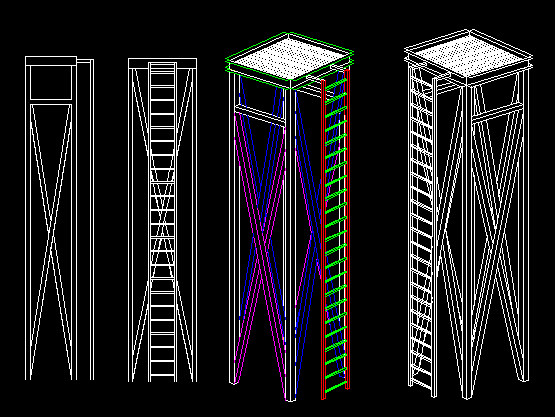 Escalera metalica