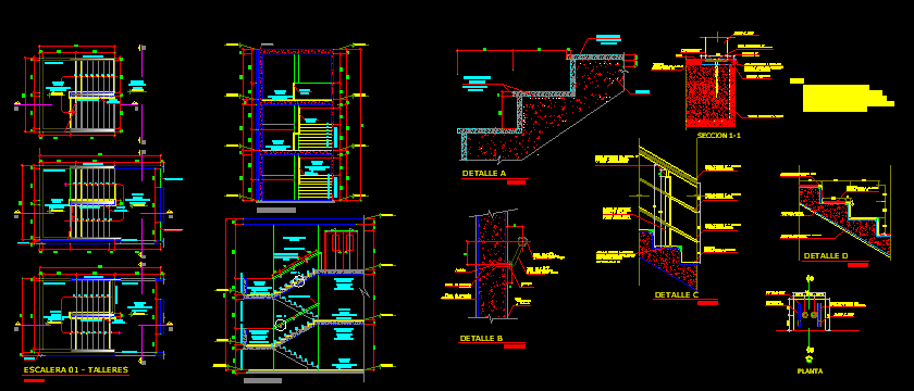 Detalles de escaleras