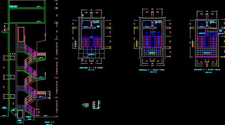 Escalera u