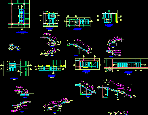 Detalles estructurales escaleras