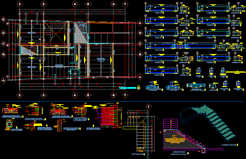 Plano de escaleras