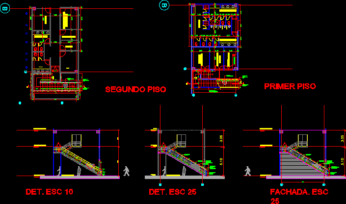 Escalera de servicio