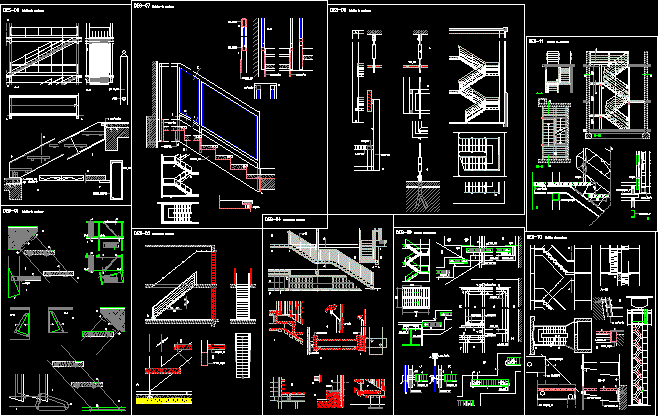 Planos Detallados de Escaleras