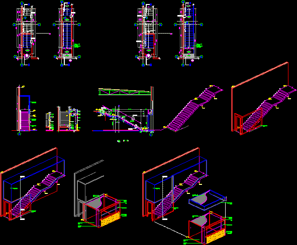 Detalles de escaleras