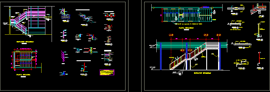 Escalera de metal