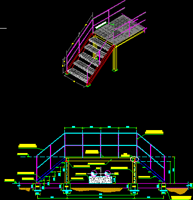 Pasarela metalica