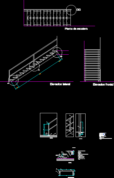 Escalera y detalles