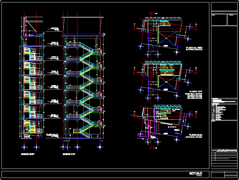 Proyecto escalera de emergencia