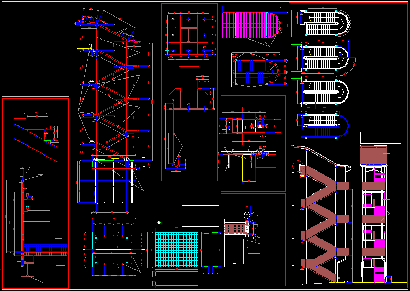 Escalera metalica