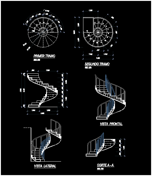 concrete spiral staircase