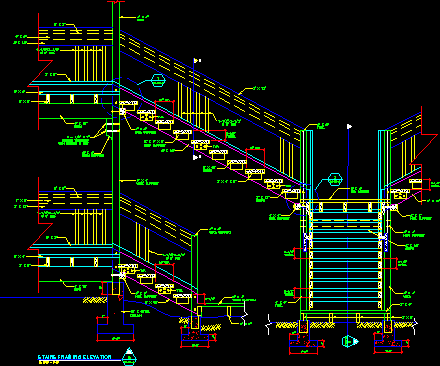 Escalera madera