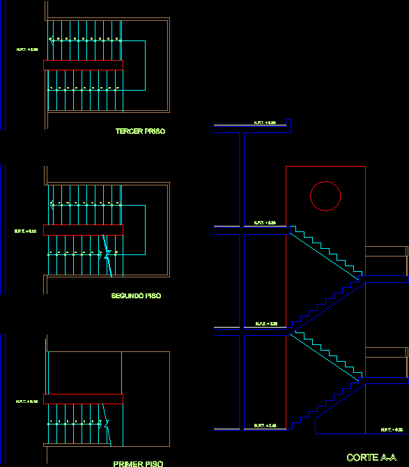 Escalera 2d