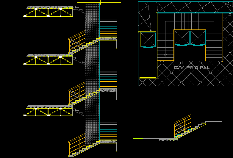 Detalles escalera