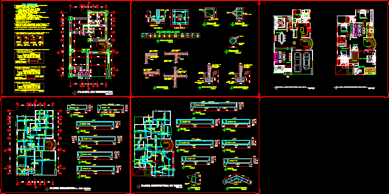 Proyecto estructural de casa de 2 niveles