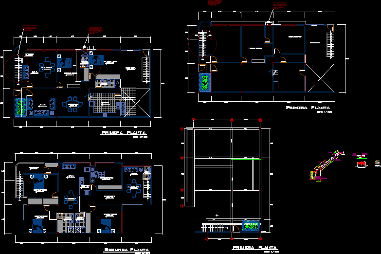 Escalera en vivienda unifamiliar