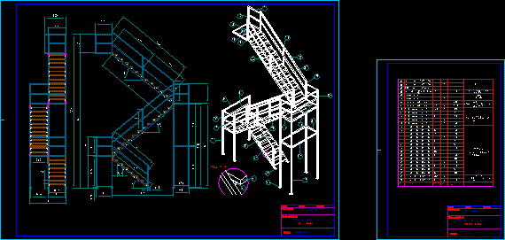 Escalera metálica