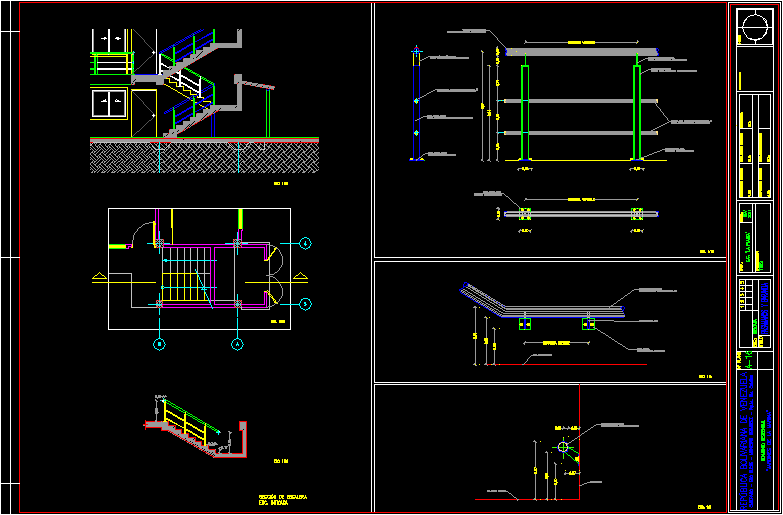 Escaleras y barandas