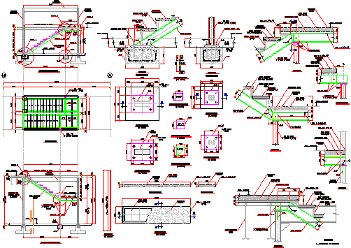 Escalera estructural de acero