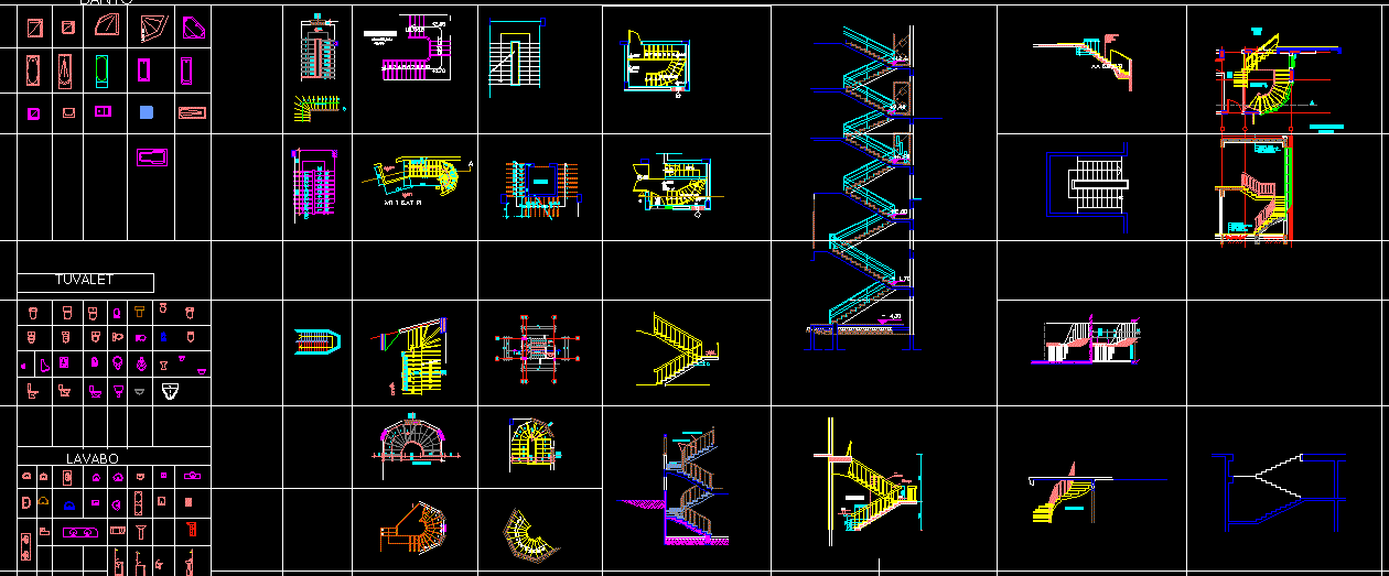 Escaleras varias