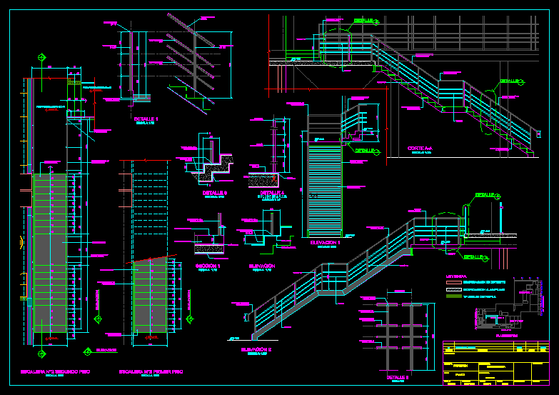 Escalera - oficinas