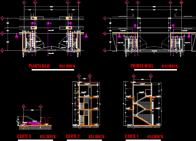 Detalles de escalleras