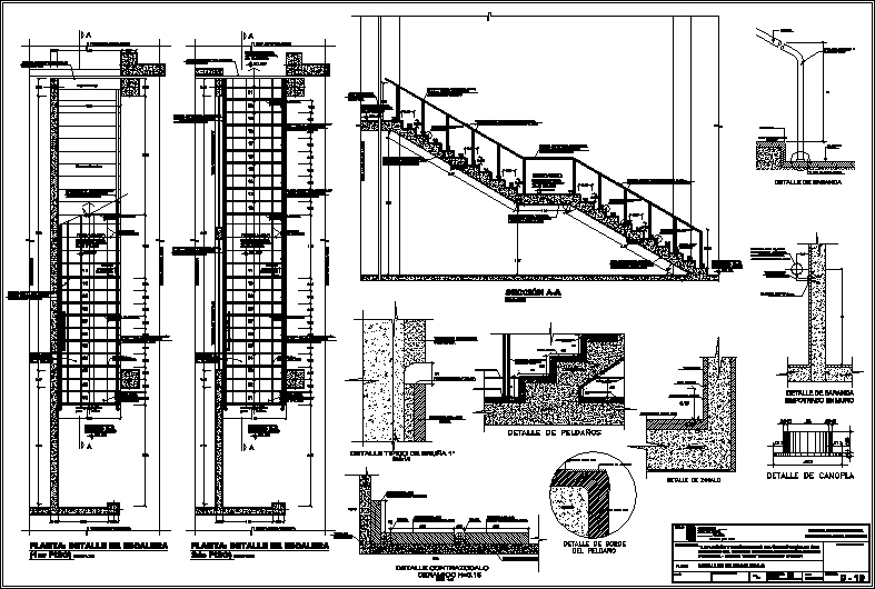 Detalles de escalera