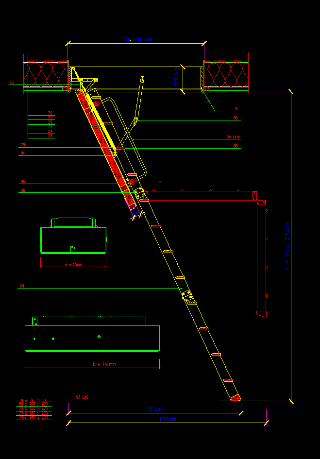 Escalera de altillo