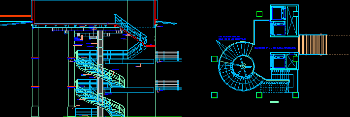 Escalera mixta