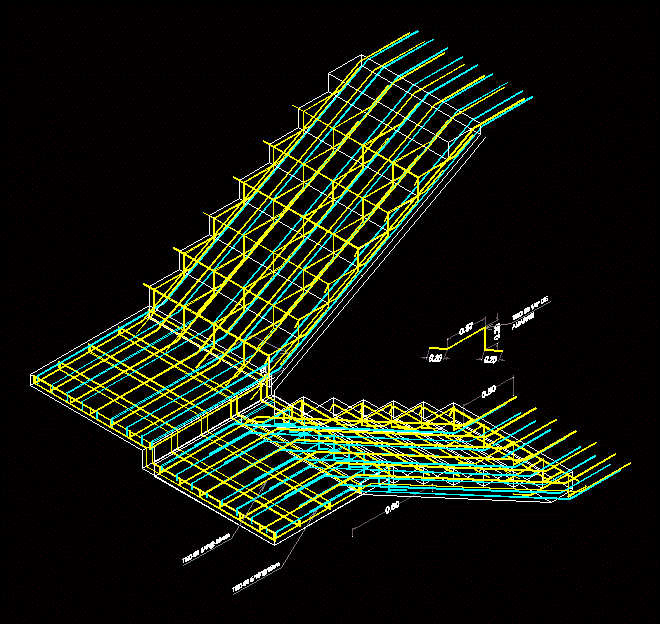 Armado estructural escalera