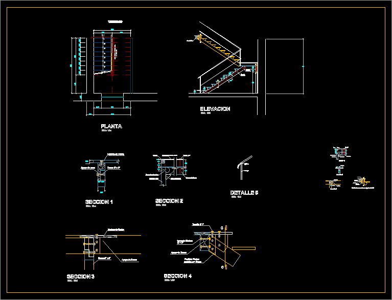 Escalera de madera