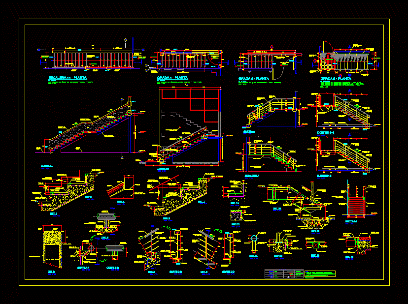 Detalles de escaleras