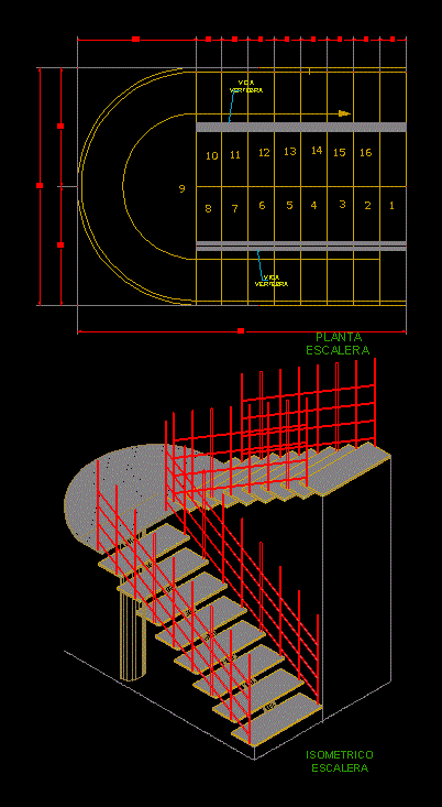 isometrische Leiter