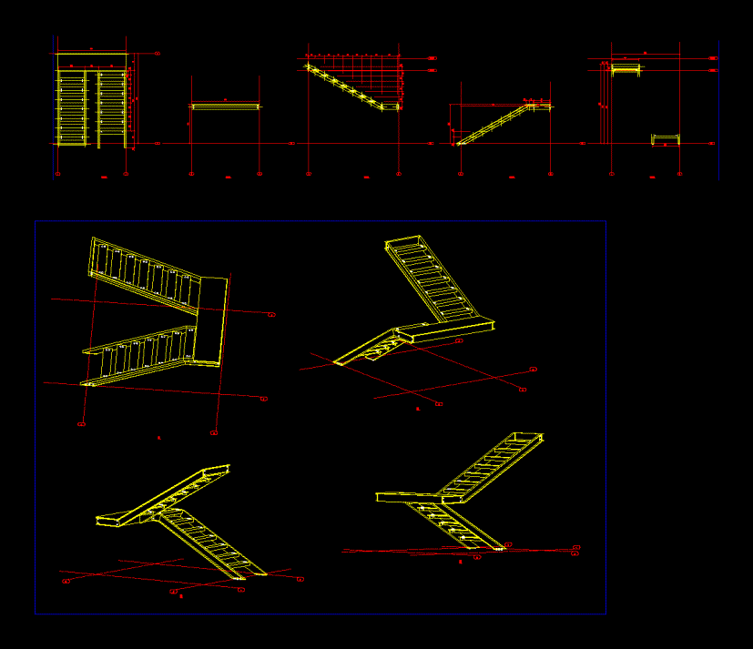 Escalera de acero