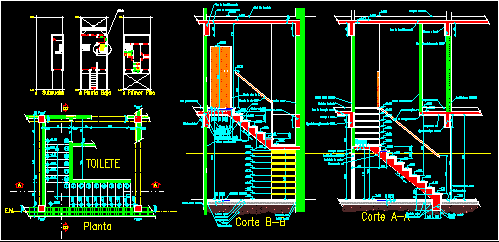 Escalera de servicio