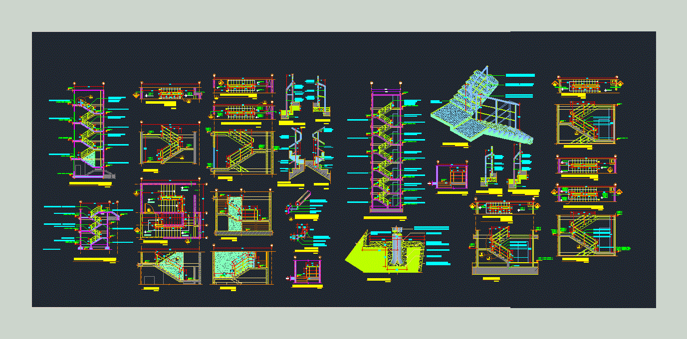 Escalera metalica