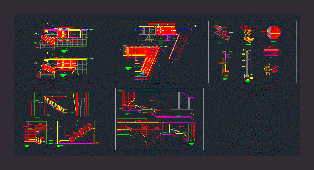 Escaleras para edificio