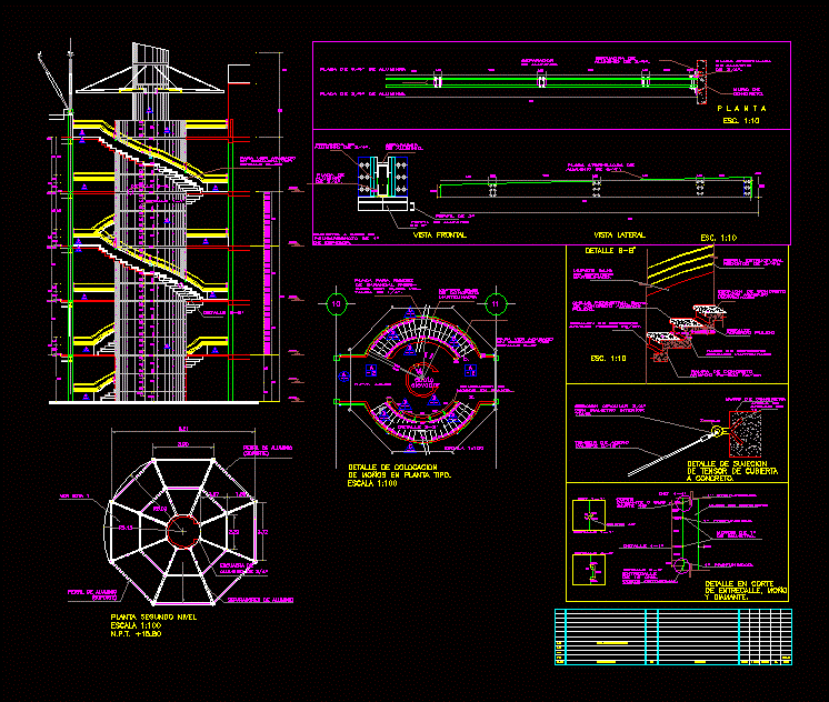 Escalera helicoidal