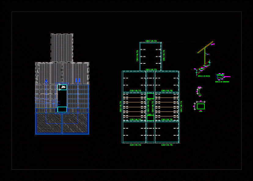 Escalera metalica .