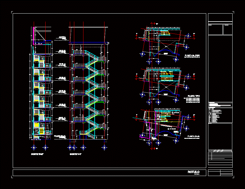 Escaleras de emergencia