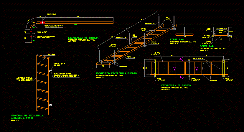 Detalle escalerilla