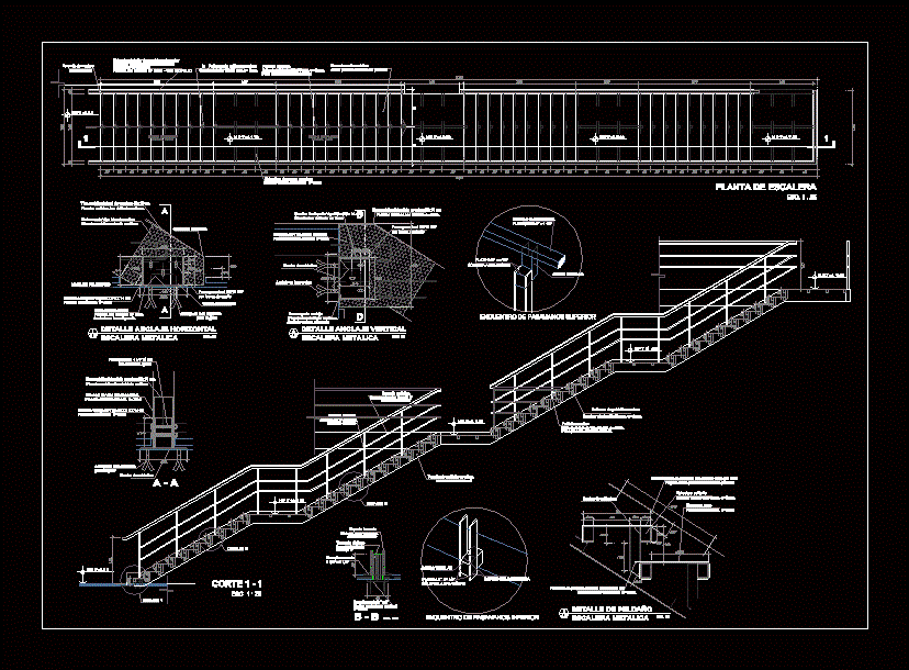 Escalera metalica