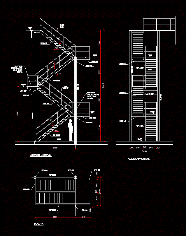 Escalera 2d