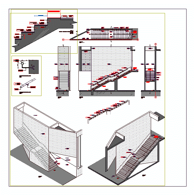 Desarrollo de escalera