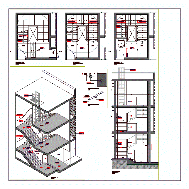 Desarrollo de escalera