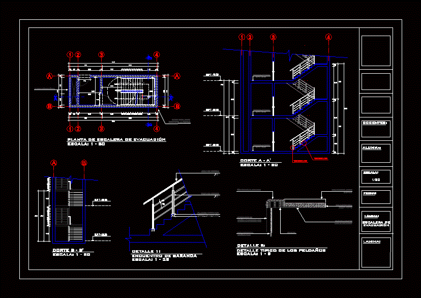 Escalera de evacuacion