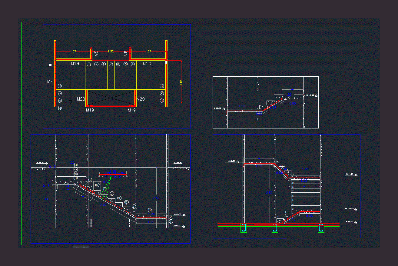 Escalera para sistema industrializado