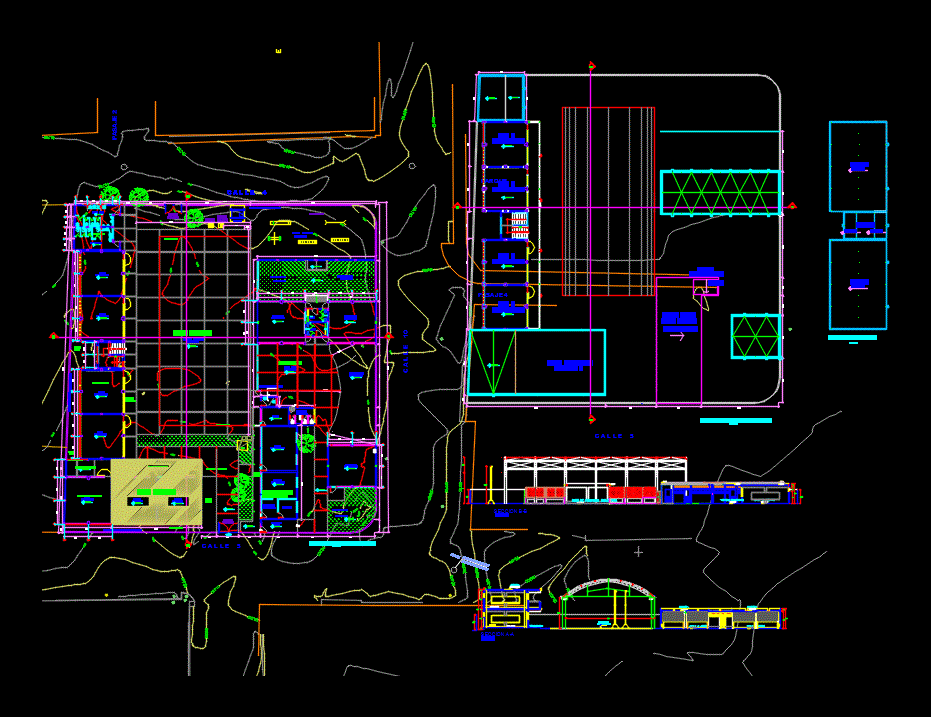 Planta general de remodelacion de colegio