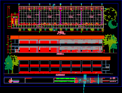 Proyecto arquitectonico de un colegio